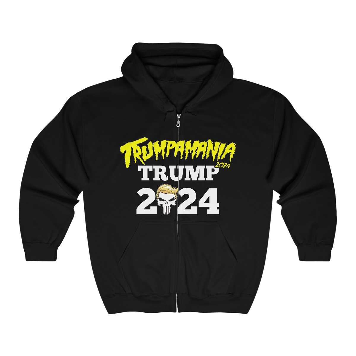 Trumpamania Trump 2024 Unisex Heavy Blend™ Full Zip Hooded Sweatshirt