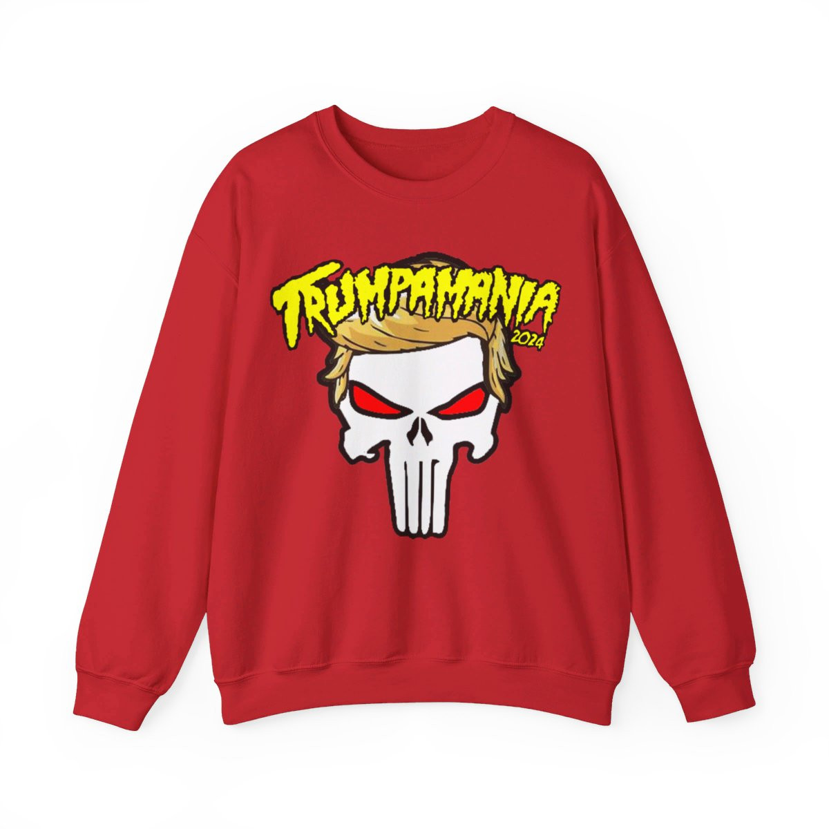 Trumpamania Trump 2024 Age of Punisher Unisex Heavy Blend™ Crewneck Sweatshirt