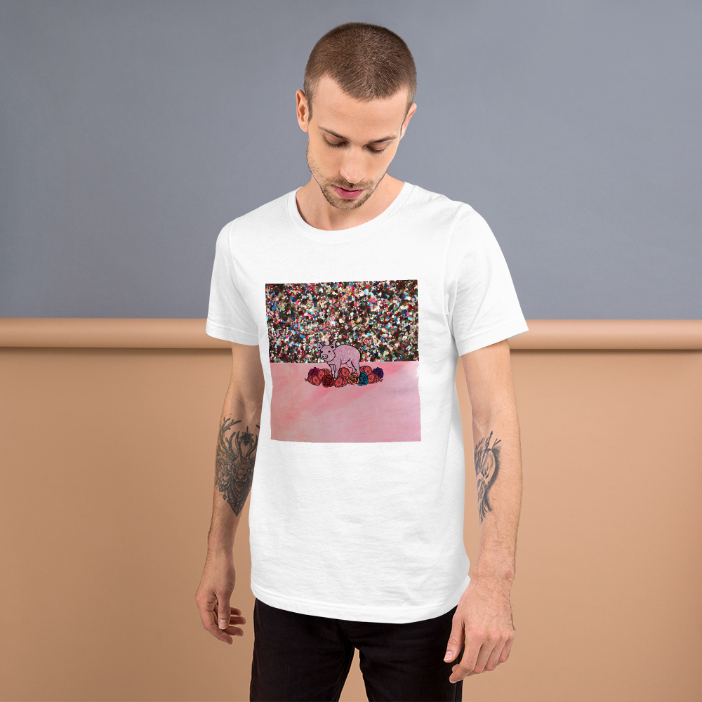 Glitter Piggy Unisex T-Shirt