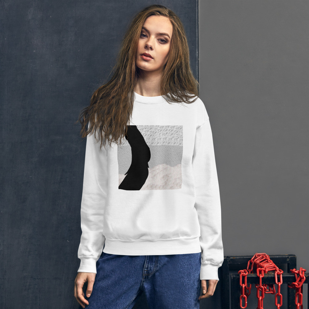 Moustache Fleece Unisex Sweatshirt