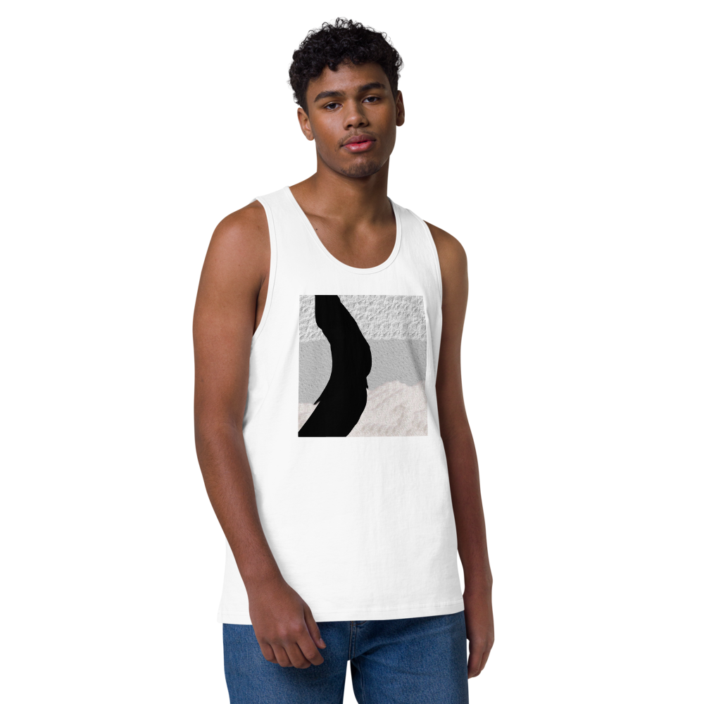 Moustache Fleece Tank Top
