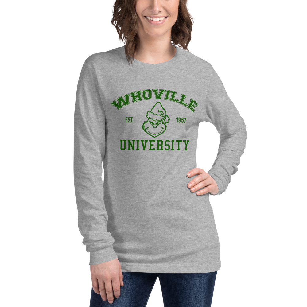 Whoville University Unisex Long Sleeve Tee
