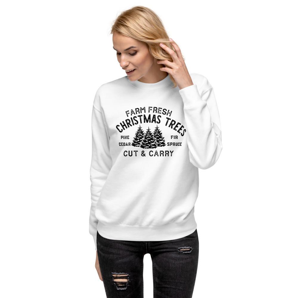 Unisex Premium Christmas Trees Sweatshirt