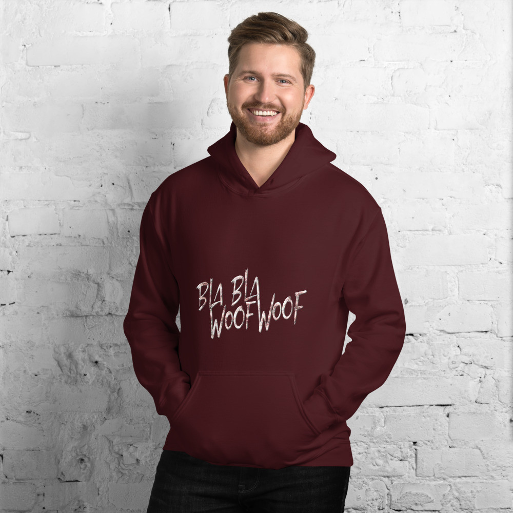 ** Blabla Woof Woof - Red Meat - Unisex Hoodie