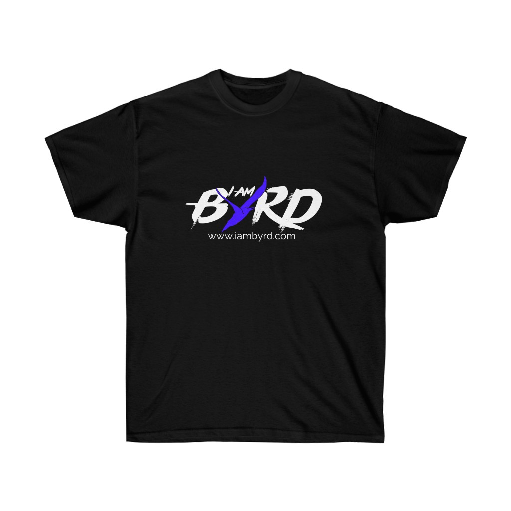 Blk/ Purple Unisex Ultra Cotton Tee