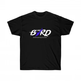 Blk/ Purple Unisex Ultra Cotton Tee