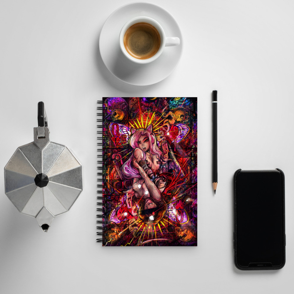 Spiral notebook Art Girl