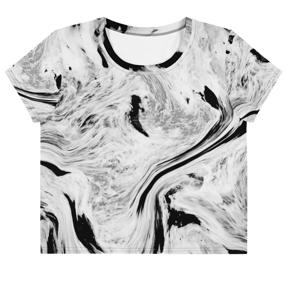 All-Over Print Crop Tee