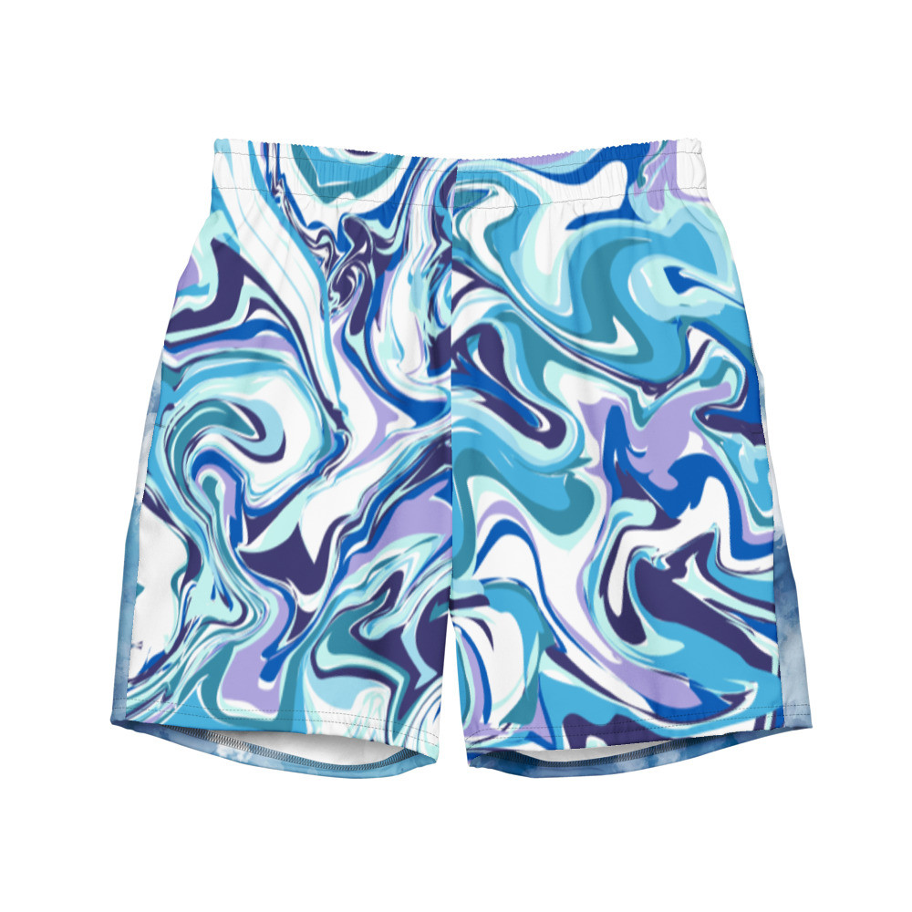 All-Over Print Recycled Swim Trunks