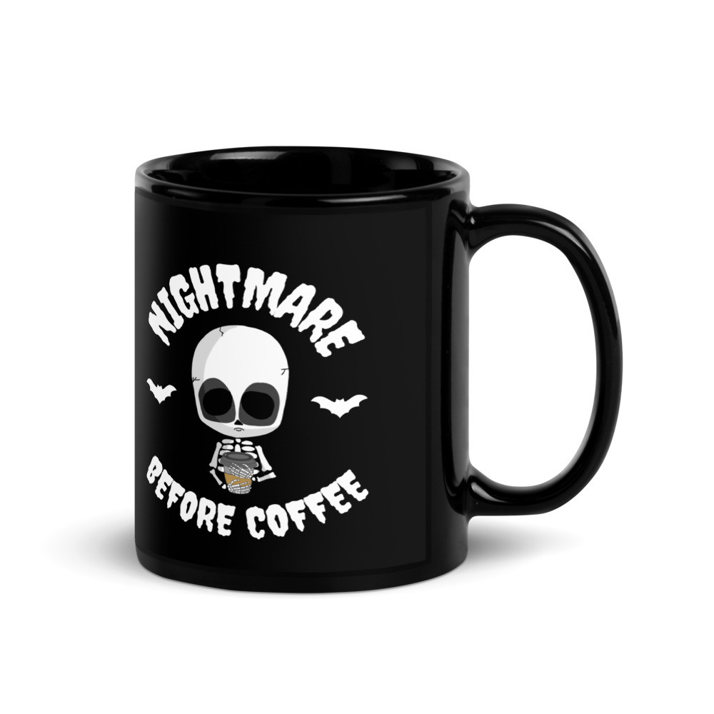 Black Halloween Mug
