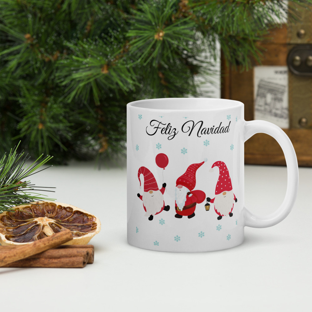 Christmas Mug, Taza Feliz Navidad