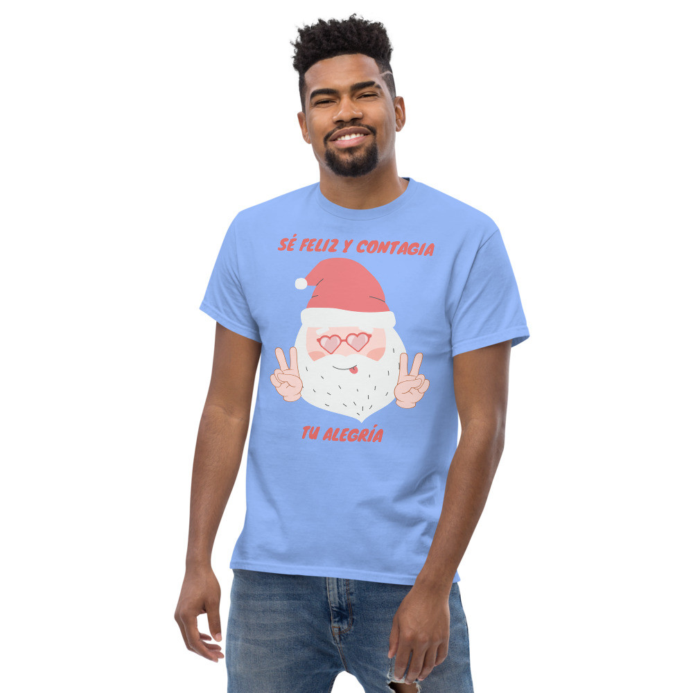 Men's tee - Sé Feliz y Contagia tu Alegría