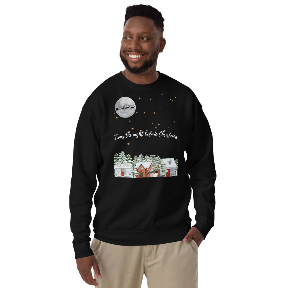 Unisex Sweatshirt - Twas the night before christmas