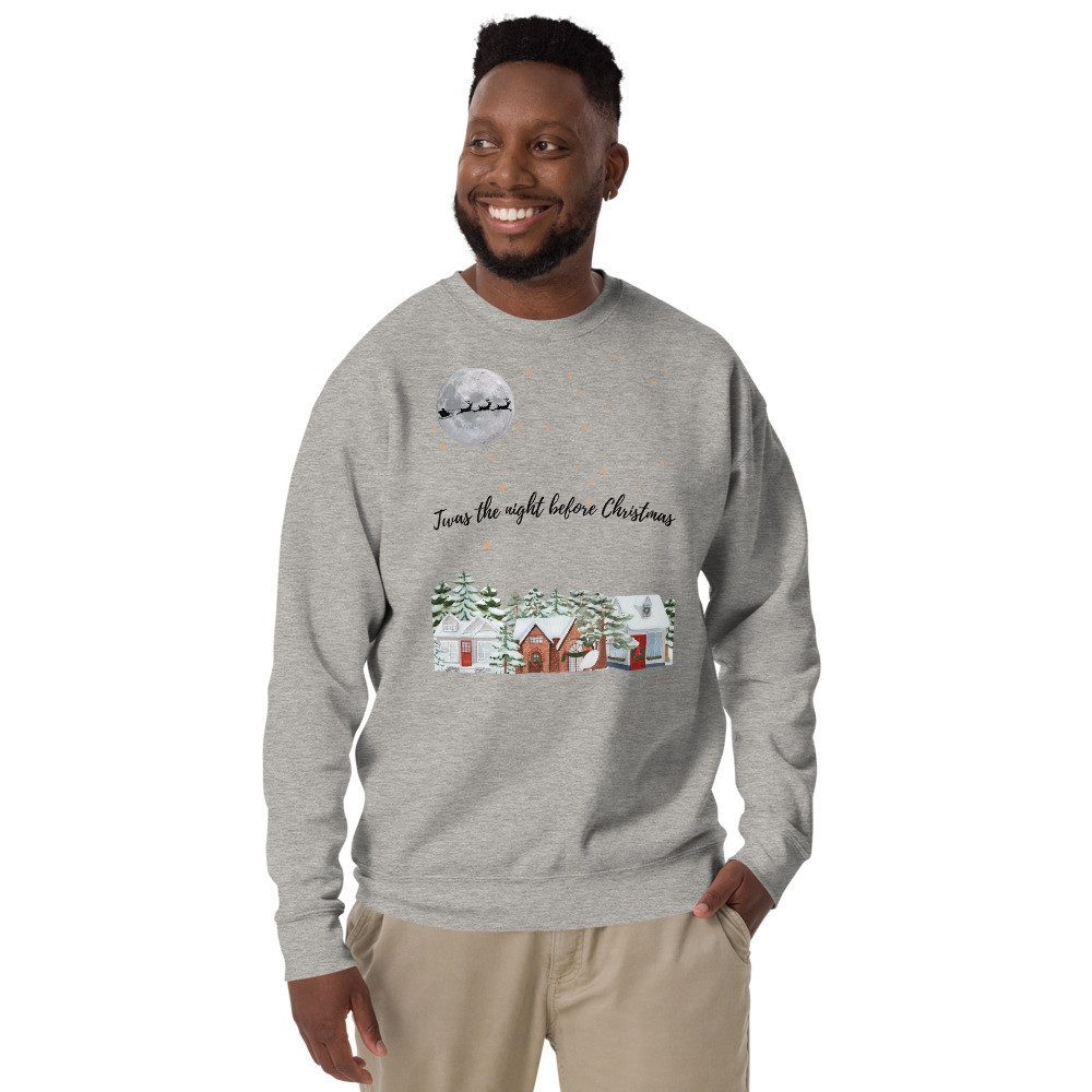 Unisex Sweatshirt - Twas the night before Christmas