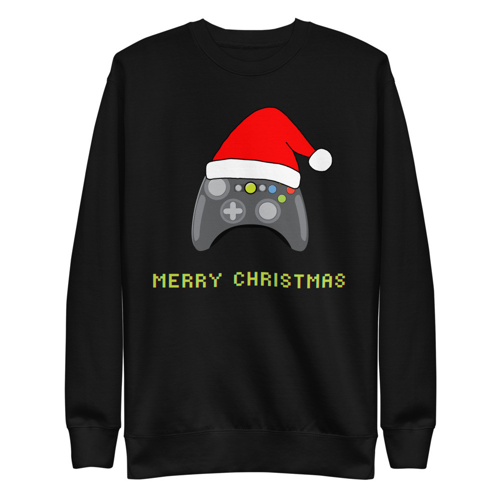 Unisex Sweatshirt - Merry Christmas % Videogames