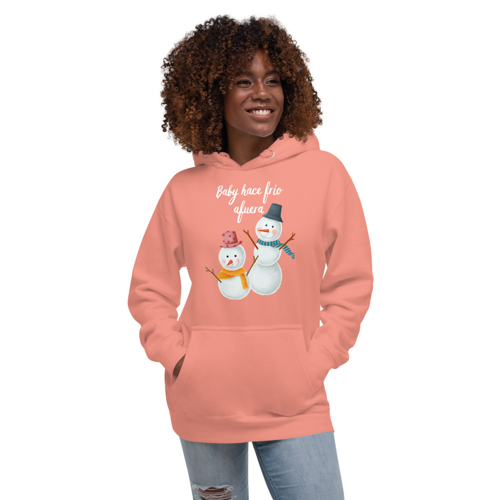 Sudadera unisex - Navidades - Baby hace frío fuera