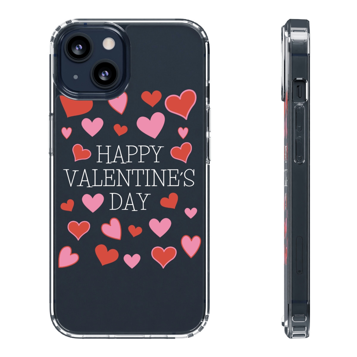Valentine´s Day - Phone case for black mobiles