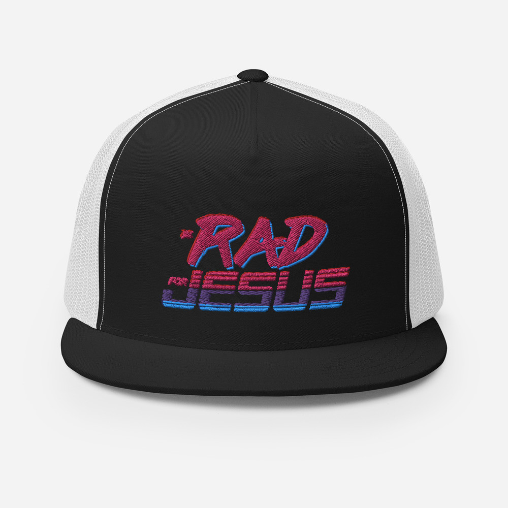 BE RAD Trucker Cap BLK/WHT