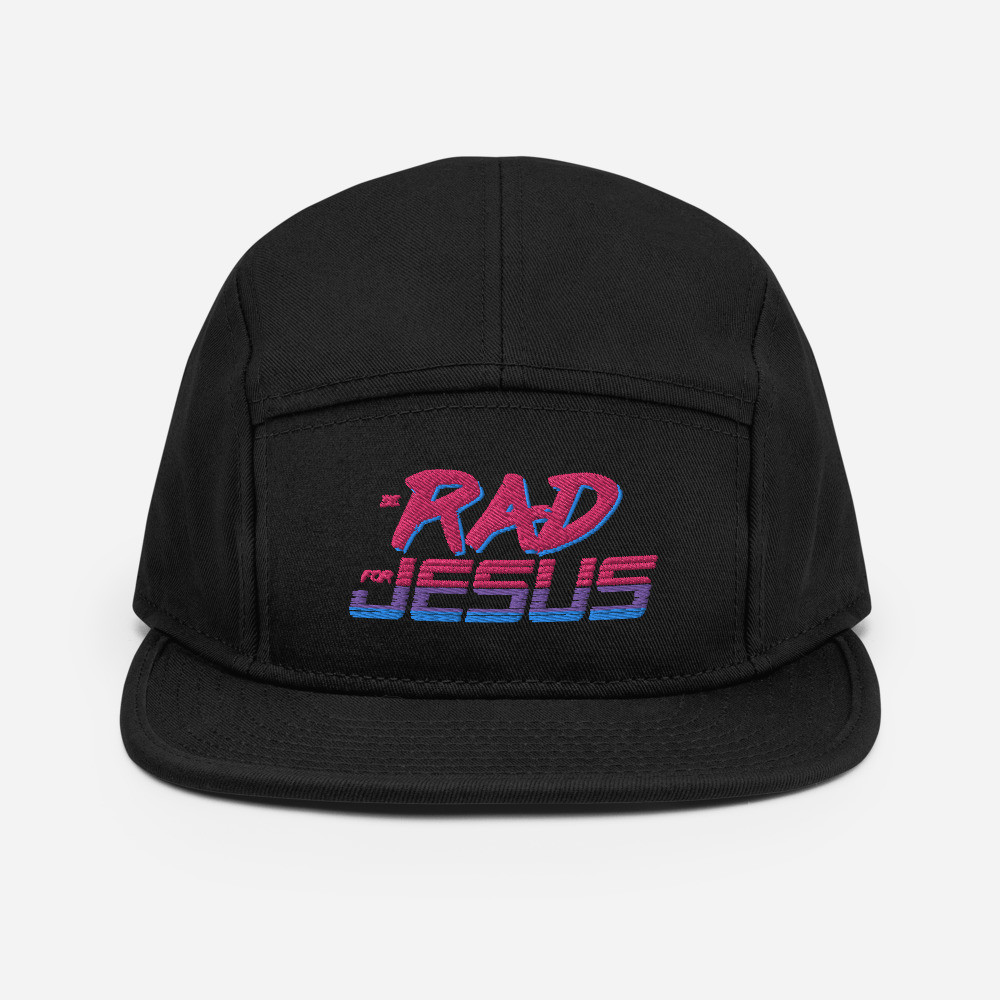 Be RAD 5 Panel Camper Hat BLK