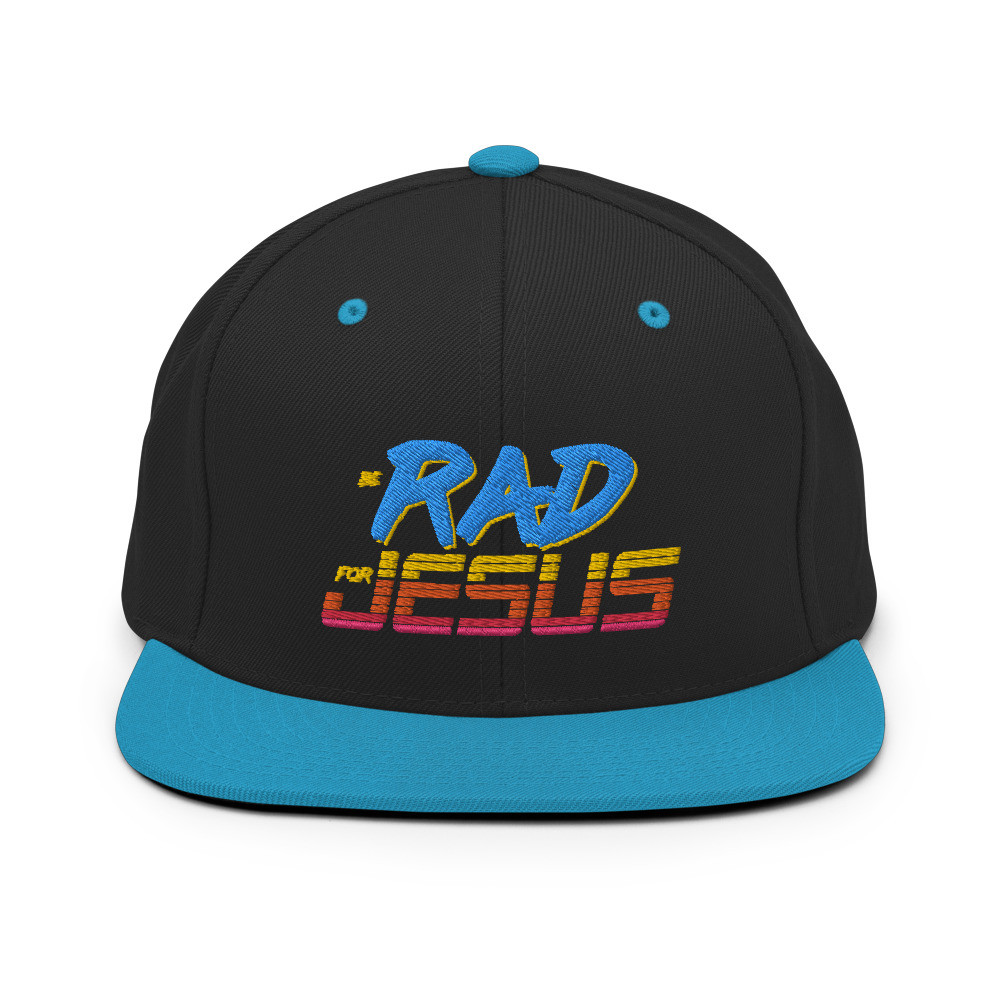 Be RAD Snapback Hat | BLK/BLU
