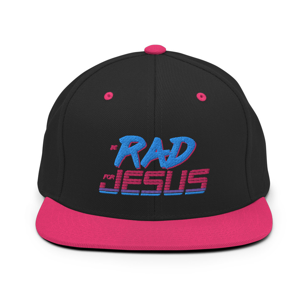 Be RAD Snapback Hat | BLK/PNK