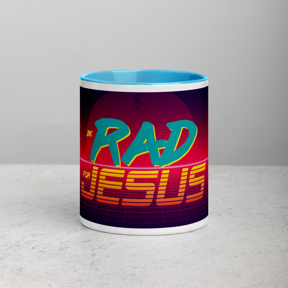 Be RAD Mug with Color Inside