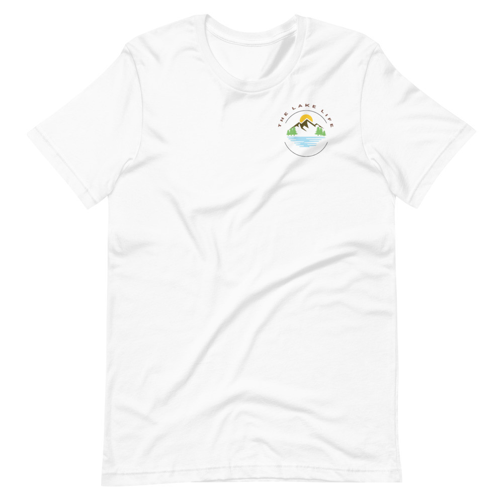 The Lake Life Plain White T - Graphic Unisex T-Shirt