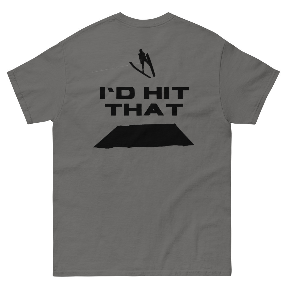 "I'd Hit That" Graphic Unisex T-Shirt (Embroidered Lake Life Logo on Front)