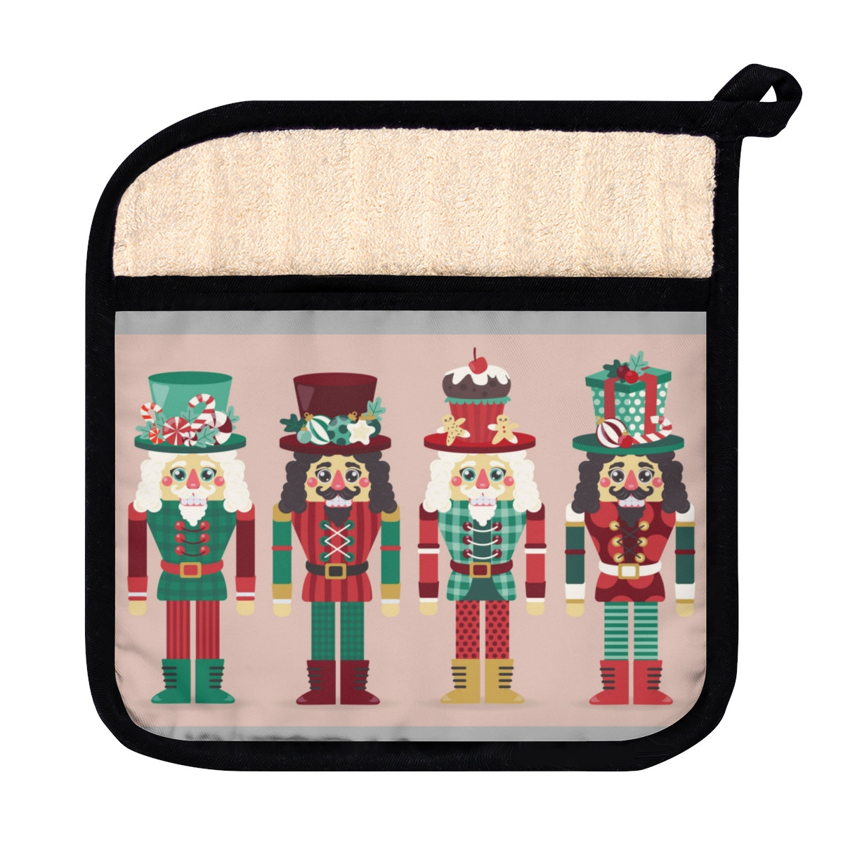 Pot Holder with Pocket Nutrcrackers