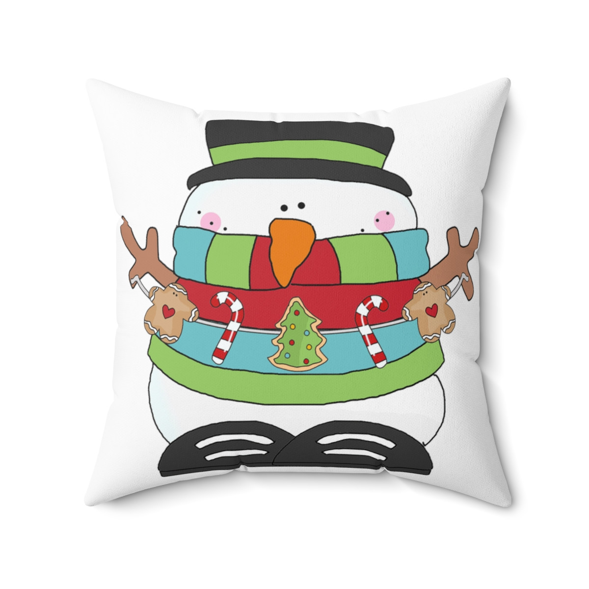 Spun Polyester Square Pillow