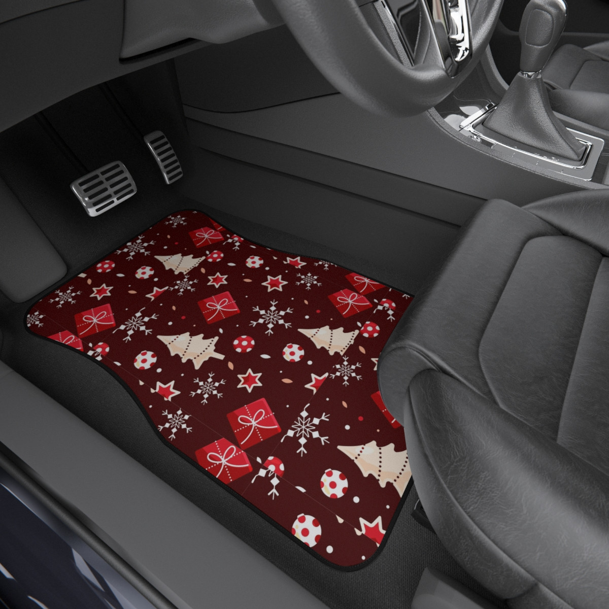 Car Mats (Set of 4) Christmas pattern