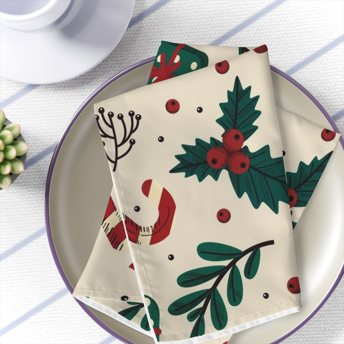 Napkins Christmas decoration