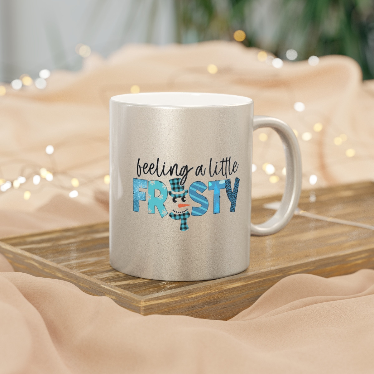 Metallic Mug (Silver\Gold) Feeling a little frosty