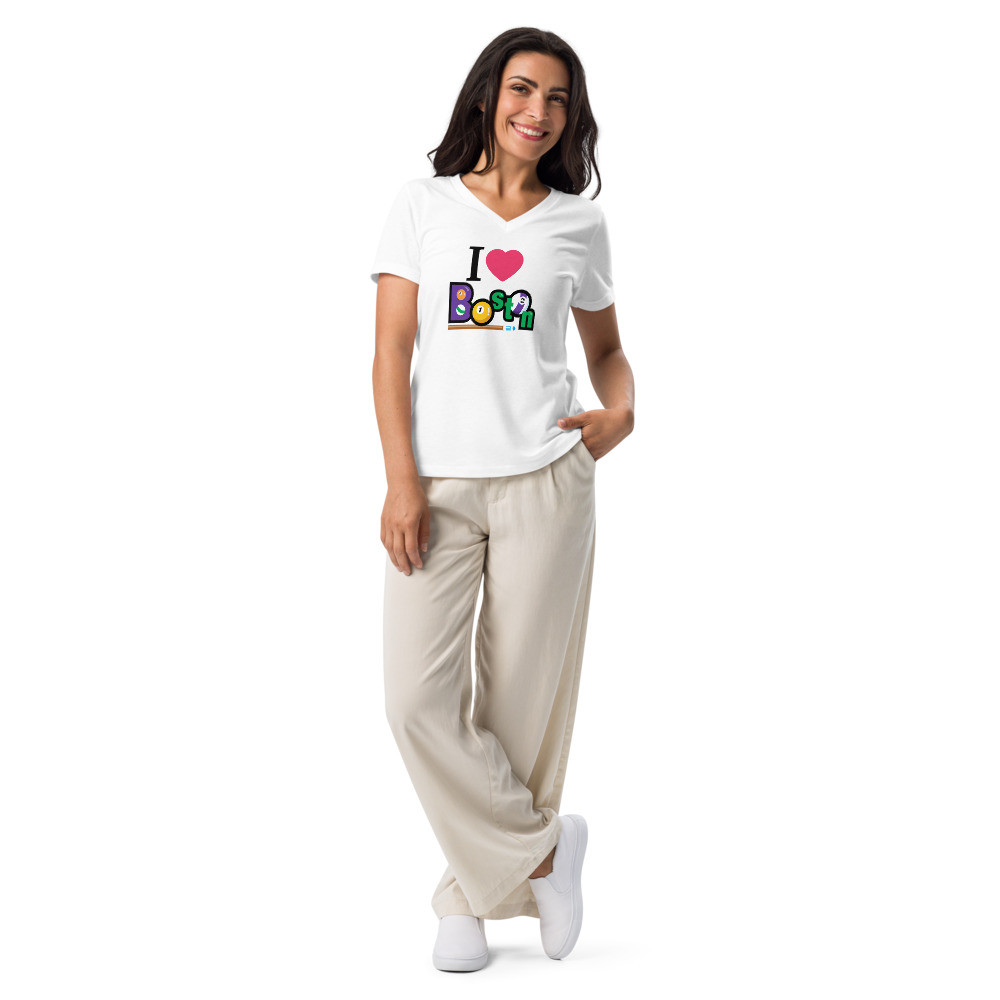 Women’s Relaxed V-Neck T-Shirt - Everyday Comfort with Effortless Style