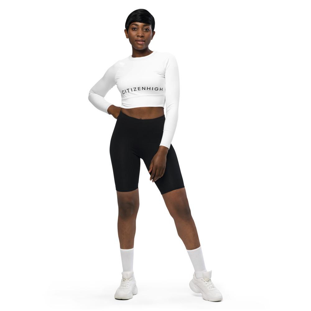 CITIZENHIGH Recycled long-sleeve crop top