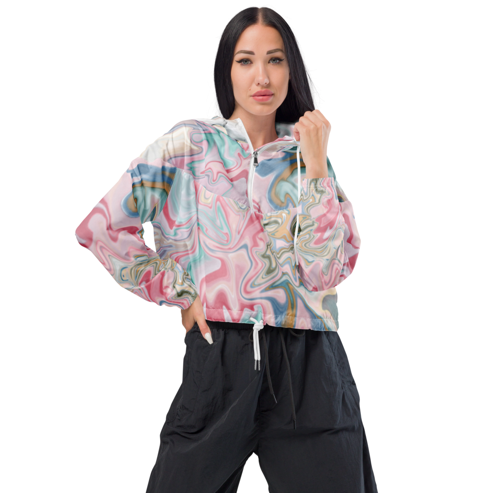 CITIZENHIGH Women’s cropped windbreaker