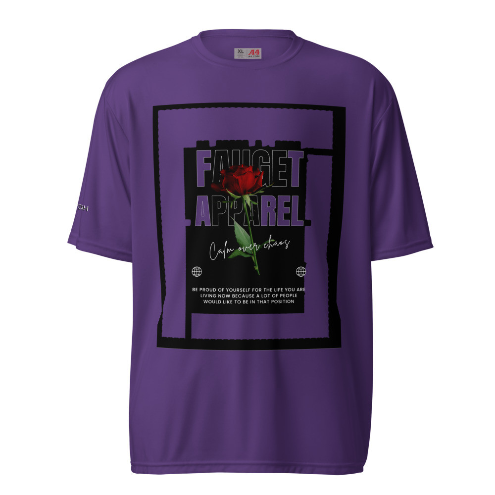 Unisex performance crew neck t-shirt