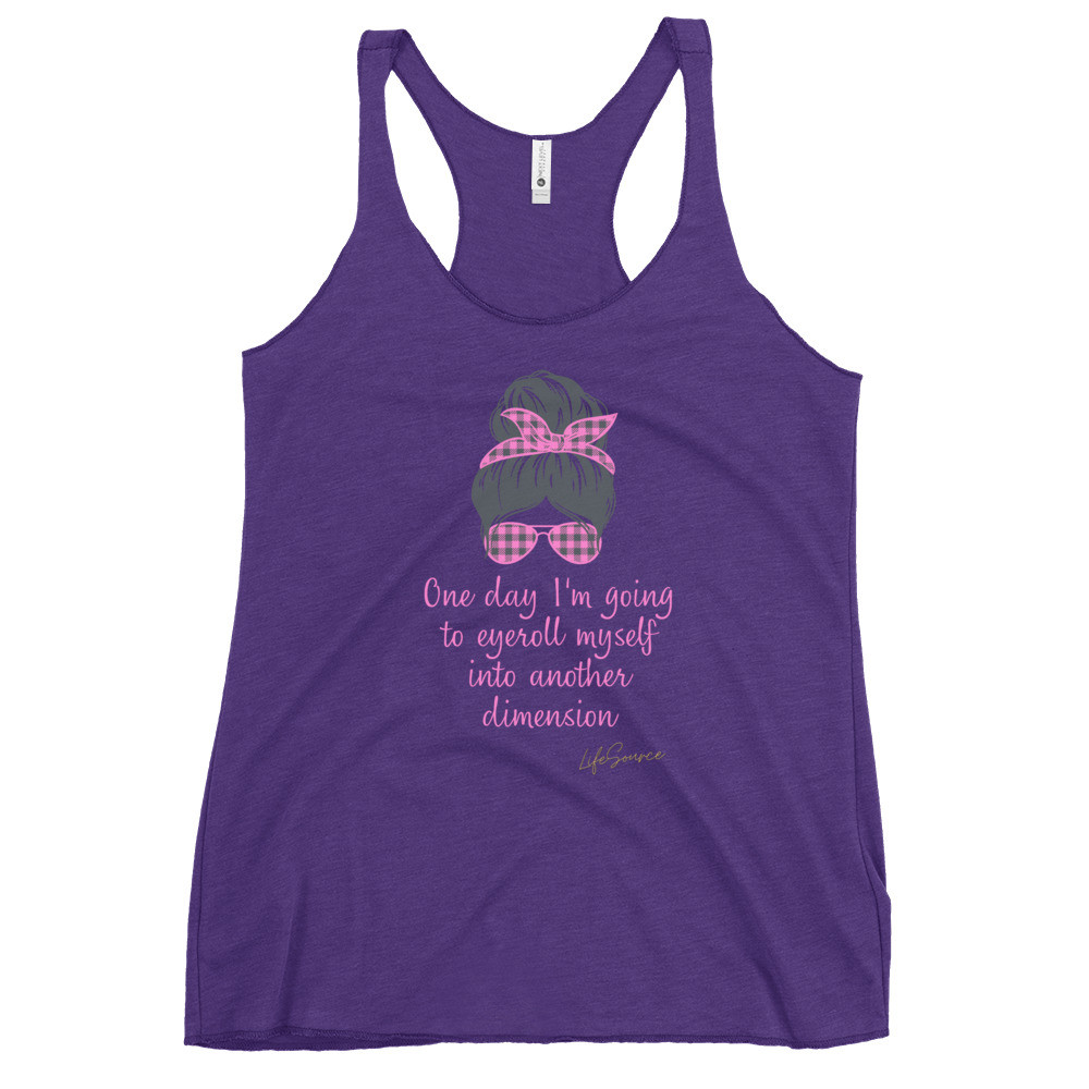 Women's Racerback Tank Eyeroll
