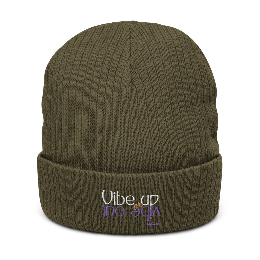 Ribbed knit beanie Vibe Up
