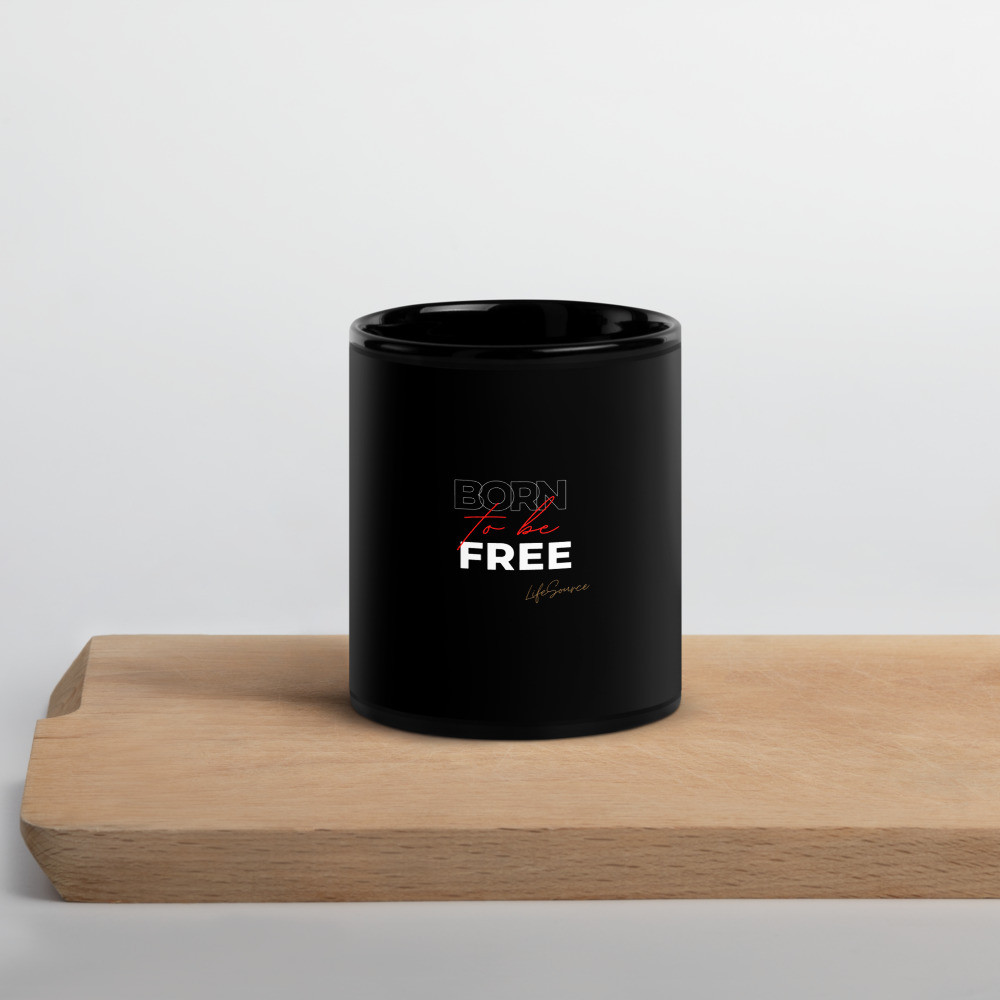 Black Glossy Mug
