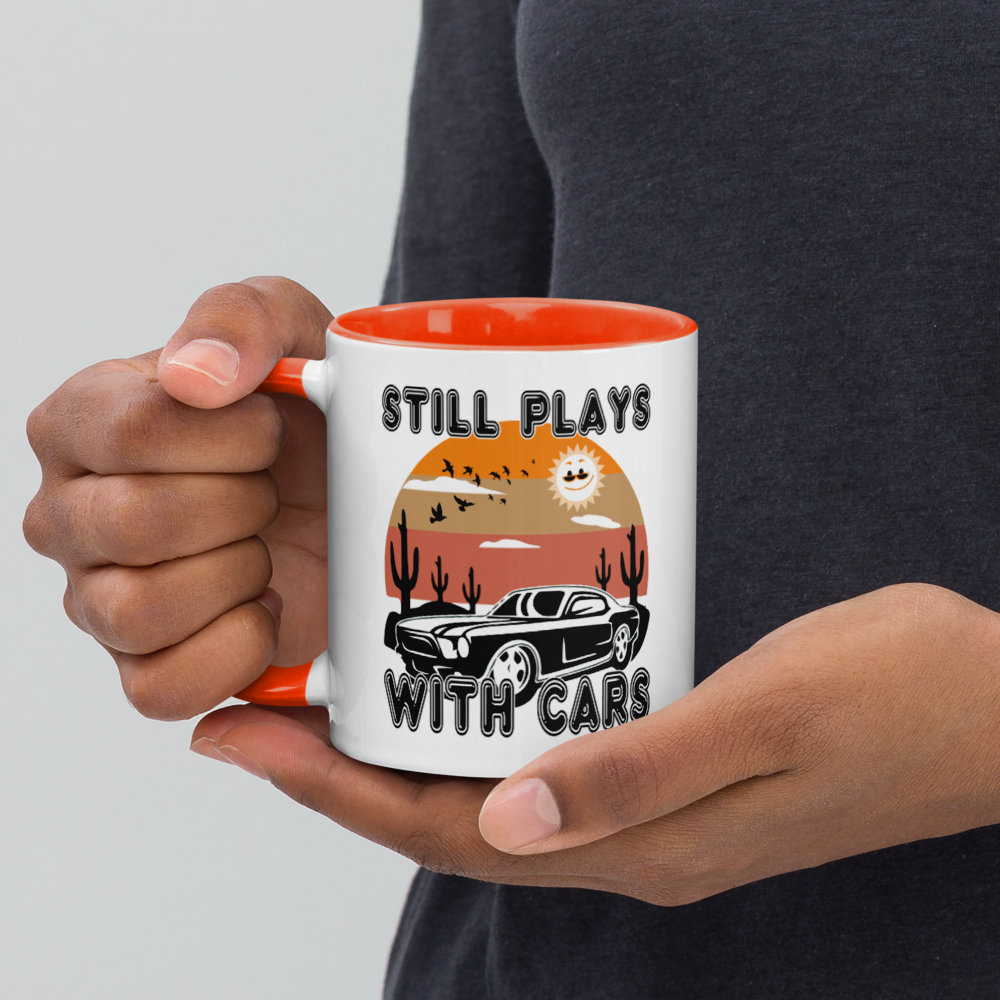 Still Plays with Cars Coffee Mug