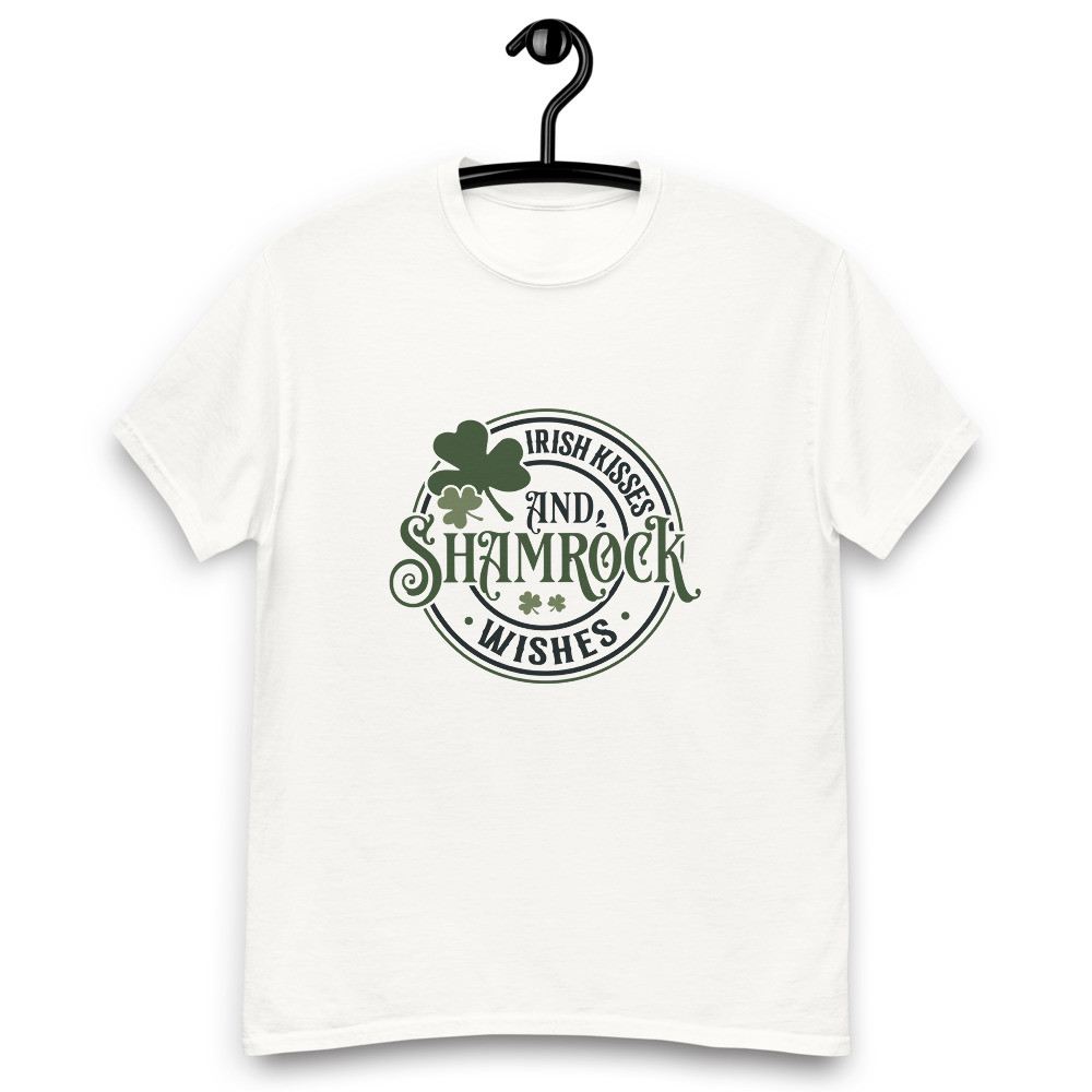 Irish Kisses and Shamrock Wishes T Shirt