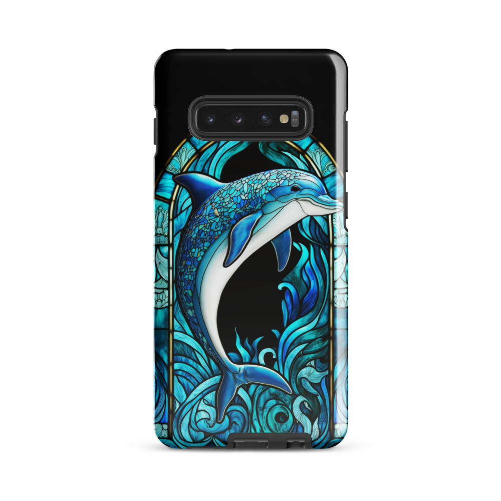 Stained Glass Dolphin Tough Case for Samsung®