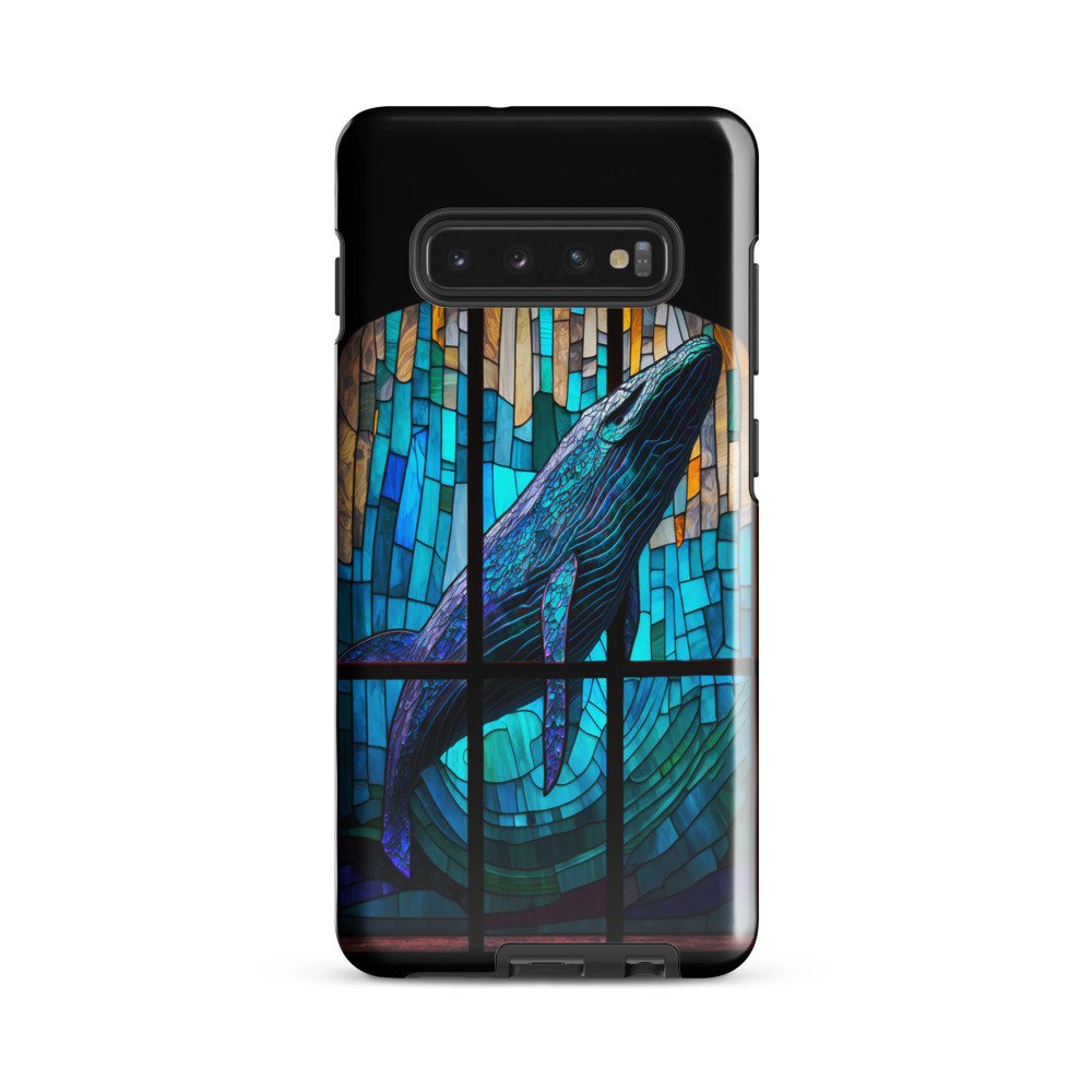 Stained Glass Whale on Tough case for Samsung®