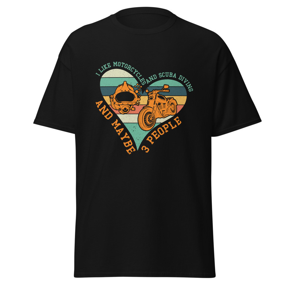 Motorcycles and Scuba Diving Classic Tee