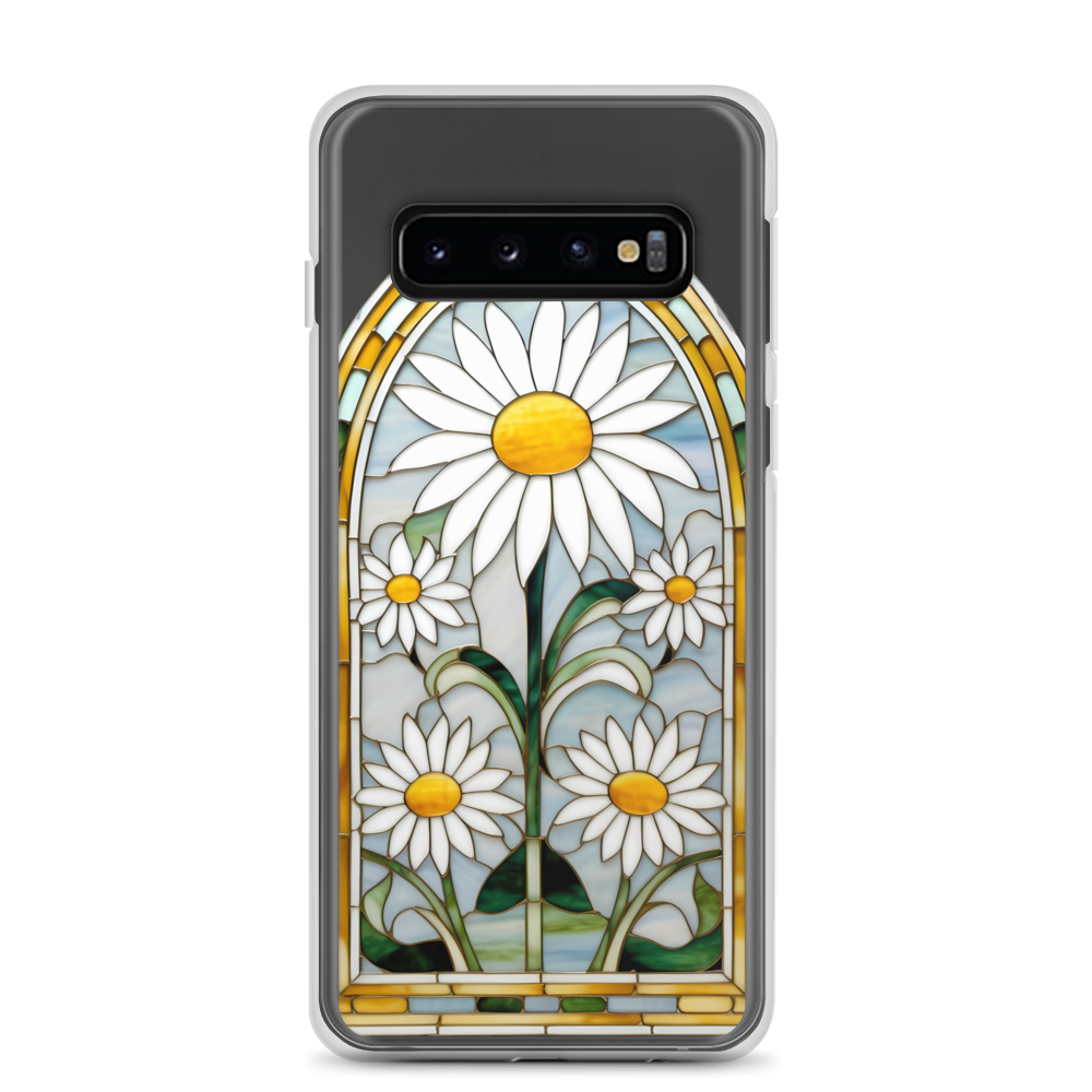 Daisy Stained Glass Clear Case for Samsung®