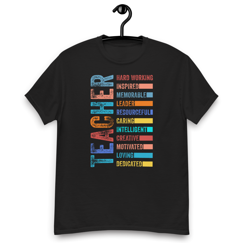 Colorful Teacher classic tee