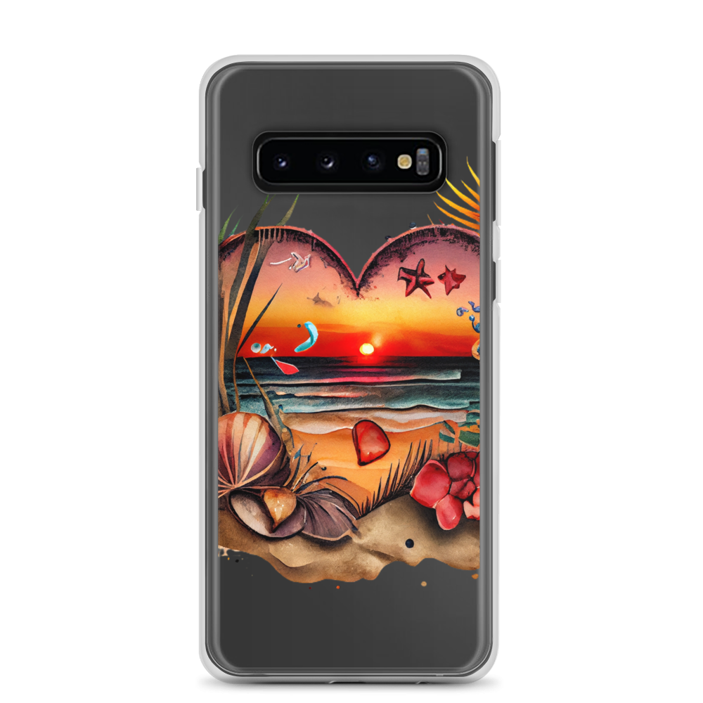Watercolor Sunset Clear Case for Samsung®