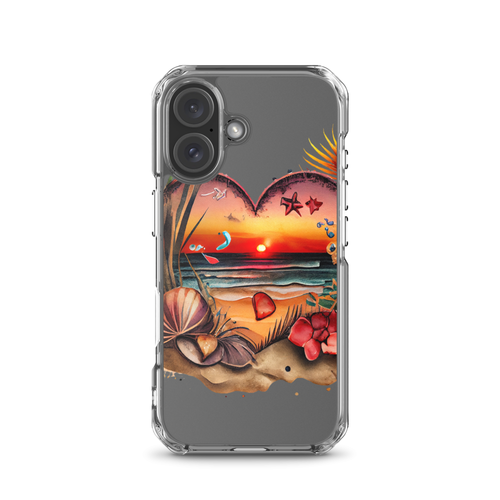 Watercolor Sunset Clear Case for iPhone®
