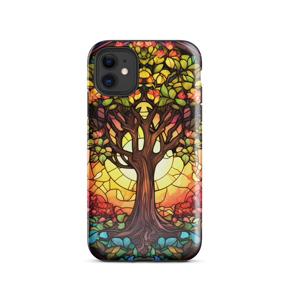 Stained Glass Tree of Life Tough Case for iPhone®